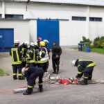 28.VI.2016 ĆWICZENIA SŁUŻB RATOWNICZYCH NA TERENIE WYTWÓRNI PASZ W BIEGANOWIE