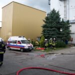28.VI.2016 ĆWICZENIA SŁUŻB RATOWNICZYCH NA TERENIE WYTWÓRNI PASZ W BIEGANOWIE